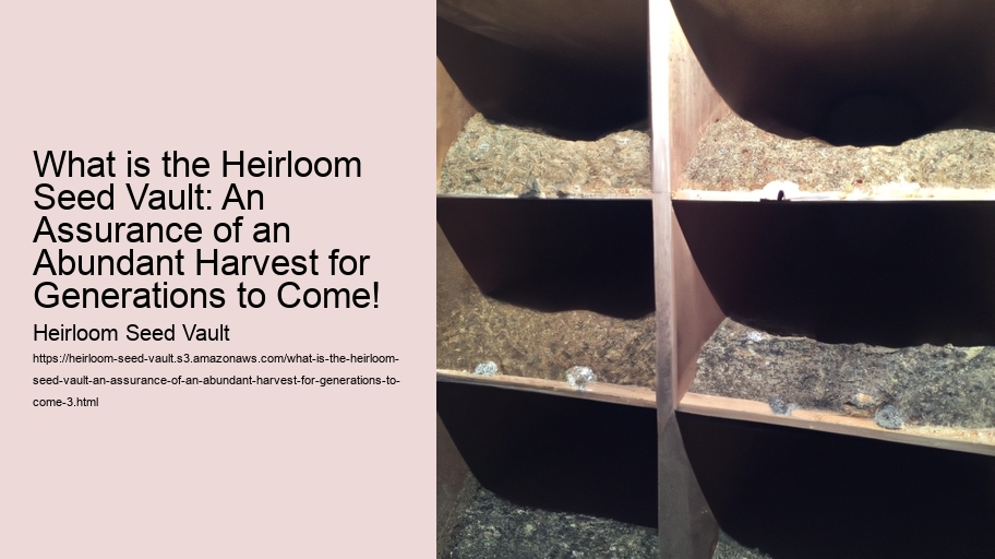 What is the Heirloom Seed Vault: An Assurance of an Abundant Harvest for Generations to Come!